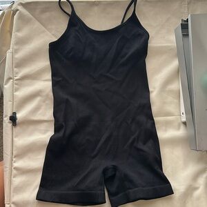 black workout one piece